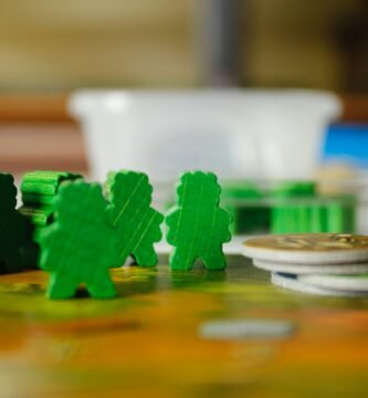 green wooden toys